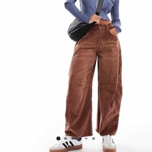 Free People Barrel Leg Jeans